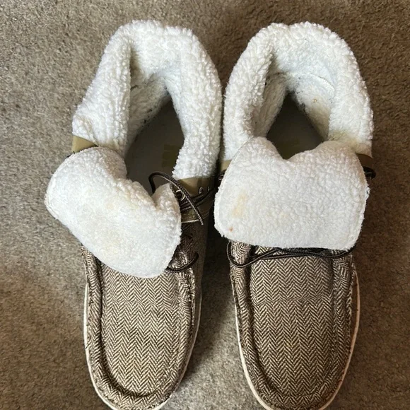 IPath Pro Tweed Skate Hi-Top: Men's Brown Herringbone Shoes - Picture 2 of 6